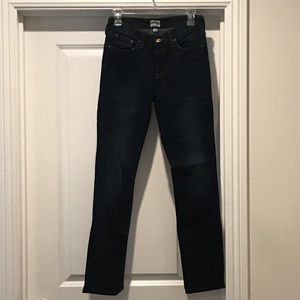 J Crew dark rinse Matchstick Jean